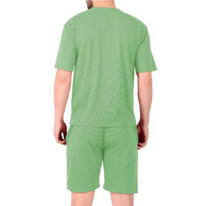 Conjunto de camiseta y pantalón corto al por mayor de dos piezas para hombre Conjuntos de camiseta y pantalón corto para hombre con logotipo personalizado superventas - Product Image 3