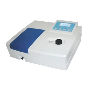 Microprocesador de rango de onda de 325-1000nm, espectrofotómetro de haz único Visible con Software de proveedor indio