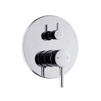 Pièces de salle de bain de plomberie chaude accessoires inverseur à levier unique robinet de douche dissimulé Kit de garniture diviseur mitigeur de douche