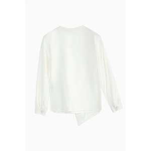 Sudadera de punto para mujer con detalle de chaqueta 31441SWT - Product Image 1