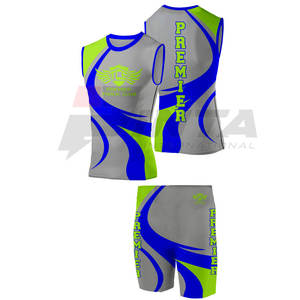 Uniforme de suivi de conception unique à bas quantité minimale de commande ensembles de vitesse d'impression personnalisés ensembles de vêtements de sport ensembles de saut - Product Image 3