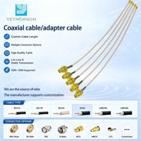 Câble coaxial RG58 Premium à faible atténuation 50 Ohm, assemblage de câble coaxial tressé 95% cuivre, gaine extérieure résistante, câble RF flexible en PE