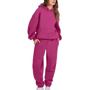 Conjunto Deportivo para Mujer, Venta Caliente, Logotipo Personalizado, Sudadera con Capucha y Pantalones Deportivos de Dos Piezas, Sudadera con Capucha con Logotipo en Nurak 2026 - Product Image 3