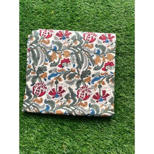 Wholesale Dressmaking Crafts Sewing Fabric Running Fabric Indian Cloth Textile Hand Block Print Floral 100% Cotton Fabric - Product Image 2