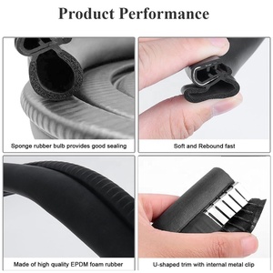 Nhà Máy Bán buôn giá Xe Cửa sổ con dấu cửa con dấu cao su Dải EPDM cao su cạnh TRIM thời tiết Tước - Product Image 6