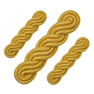 Épaulettes en corde cirée personnalisées, respirantes, confortables, faites à la main, personnalisables, professionnelles, pour cérémonie - Product Image 3