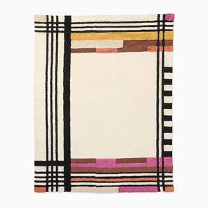 Alfombras de pelo peludas con lazo de lana indio hechas a mano tamaño personalizado estilo tejido 3D moderno colores puros lavables para la oración - Product Image 4