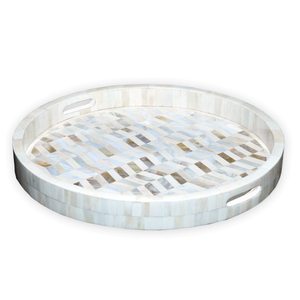 Bandeja de servicio con Incrustaciones de nácar hechas a mano de alta calidad, tamaño personalizado, las mejores bandejas para fregona al por mayor - Product Image 4