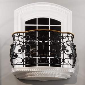 Diseño Moderno de Balcón de Hierro que Mejora la Seguridad del Balcón, la Belleza Arquitectónica y el Rendimiento Resistente a la Intemperie - Product Image 2