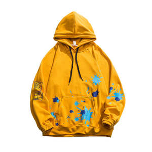 Sweats à capuche d'hiver doublés en polyester/coton Polaire épaisse Poids lourd Coupe régulière Logo imprimé personnalisé Sweats à capuche et sweat-shirts pour hommes - Product Image 6