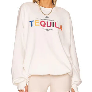 Femmes nouveau OEM Streetwear Style sweats à capuche 80% coton 20% Polyester respirant doublé sweat capuche pour hiver automne à la mode - Product Image 2