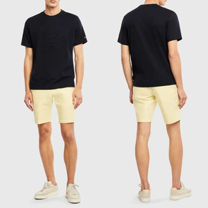 Camiseta vestido 100% algodón camiseta para hombres ajuste holgado estampado timbre transpirable venta al por mayor logotipo personalizado impreso Color sólido - Product Image 5