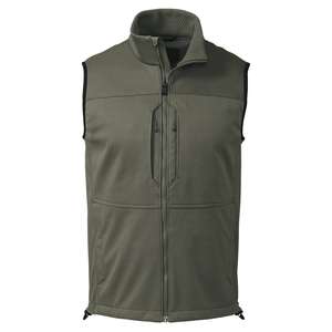 Gilet à fermeture éclair pour hommes, polyester, spandex, gilet à coquille souple pour printemps, golf, sport, chasse, tir, respirant - Product Image 6