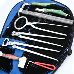 Handmade Leather Farrier Apron for Horseshoes Grooming Stainless Steel Tools Kit Adjustable Belt Customizable Premium Hoof Care - Product Image 4