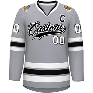 Camisetas Personalizadas para Prácticas de Hockey sobre Hielo, Impresión por Sublimación, Transpirables, 100% Poliéster, Fabricadas por Namissm Interprize - Product Image 1