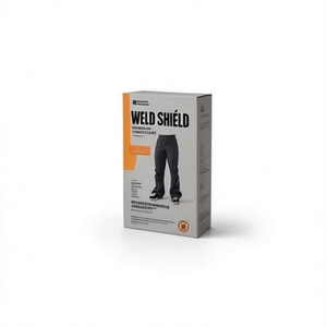 Weld <b>Shield</b> Size 48 <b>Protective</b> Trousers Grey/Black Color for Welding & Soldering Supplies - Product Image 2