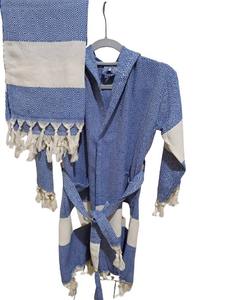 Albornoz de algodón turco con diamantes beige, conjunto de baño, albornoz para mujer, albornoz para hombre - Product Image 4