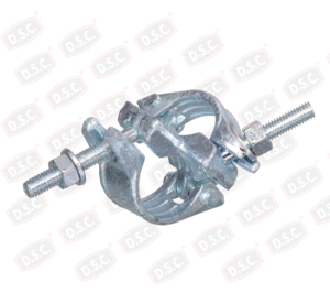 ข้อต่อเหล็กกล้าอ่อนแบบเปลี่ยนได้ DELITE DSC FIX FORGED ขนาด 48x48 มม. แบบมุมฉาก สำหรับนั่งร้านเคลื่อนที่ มาตรฐาน EN 74 เกรด B ชุบเคลือบด้วยไฟฟ้า - Product Image 1