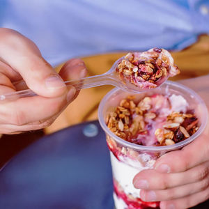 Ensemble de couverts jetables en PS PP PLA résistant, fourchettes, cuillères, couteaux transparents, sans BPA, résistants à la chaleur, biodégradables, écologiques, pour aliments - Product Image 2