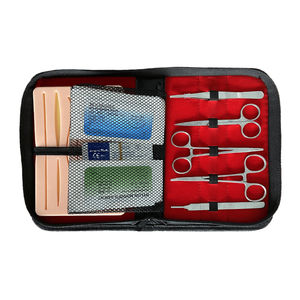 Kit de formation médicale Kit de dissection de tampon de suture en acier inoxydable grand sac en PU alimentation manuelle pour la pratique de la suture des ressources pédagogiques - Product Image 1