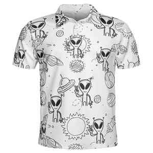 Polo de Golf Ajustado para Hombre, Logotipo Personalizado, Sublimación, Rendimiento, Fitness, Ropa Deportiva con Cuello - Product Image 3