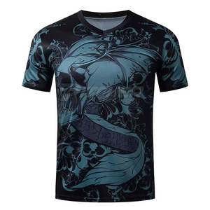 Camiseta de Pesca Personalizada para Hombre, 100% Poliéster, UPF 50+, Transpirable, Ligera, Ecológica, con Impresión de Logotipo Personalizado para Clubes y Equipos - Product Image 1
