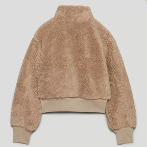 Fabricante personalizado al por mayor de moda polar cremallera Mujer Chaquetas mujeres elegantes Sherpa chaquetas de lana - Product Image 5