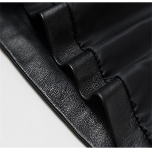 Oem Custom pour femme Mini-jupe en cuir Short en cuir pour femme sur mesure Short pour femme sur mesure - Product Image 3