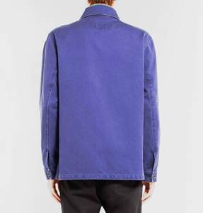 Gran oferta, chaqueta de trabajo de lona resistente con forro acolchado de sarga de algodón 100% con decoración bordada, chaqueta informal para hombres - Product Image 3