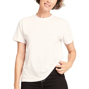 เสื้อยืดผ้าฝ้าย100% สำหรับผู้หญิงเสื้อยืดพิมพ์ลายโลโก้ผลิตตามสั่ง - Product Image 1