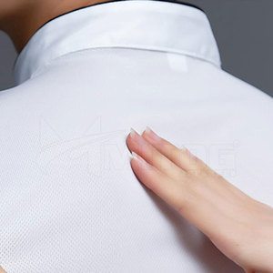 เสื้อเชฟแขนครึ่งแขนเสื้อเชฟแขนครึ่งน้ำหนักเบาทนทานเครื่องแต่งกายในห้องครัว - Product Image 5