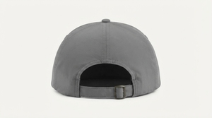 Gorra Snapback Gris de 6 Paneles con Visera Plana, de Poliéster, con Logotipo en Relieve, Ajustable, Unisex, Casual, con Patrón de Letras - Product Image 3