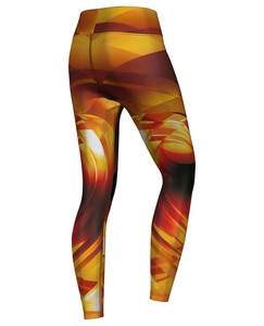 2025 Digital Essence Yoga Leggings Premium Qualité Tissu Tricoté Taille Logo Infuser Style Vibrant Améliorer Votre Expérience De Yoga - Product Image 2