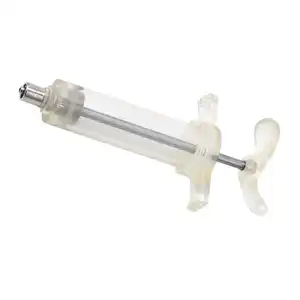 10ml 20ml Plastic Steel Veterinary Poultry Animal Injection Syringe reusable veterinary syringe plastic