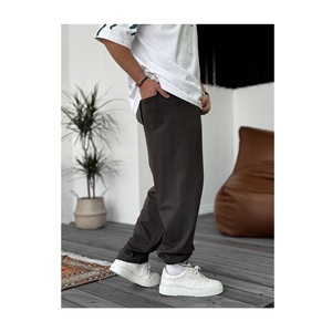 ชุดเซ็ตเสื้อฮู้ดดี้และกางเกงวอร์มสตรีทแวร์ไร้ตะเข็บสำหรับผู้ชายไซส์พลัสสั่งทำพิเศษ - ผ้าฝ้าย 100% แห้งเร็ว เป็นมิตรกับสิ่งแวดล้อม ชุดกีฬา - Product Image 2