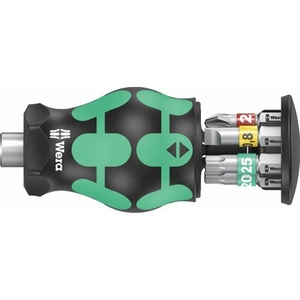 Wera Stubby Magazine Bit Holder 6-Piece Set-Slotted PH <b>TORX</b> <b>Screwdriver</b> - Product Image 1