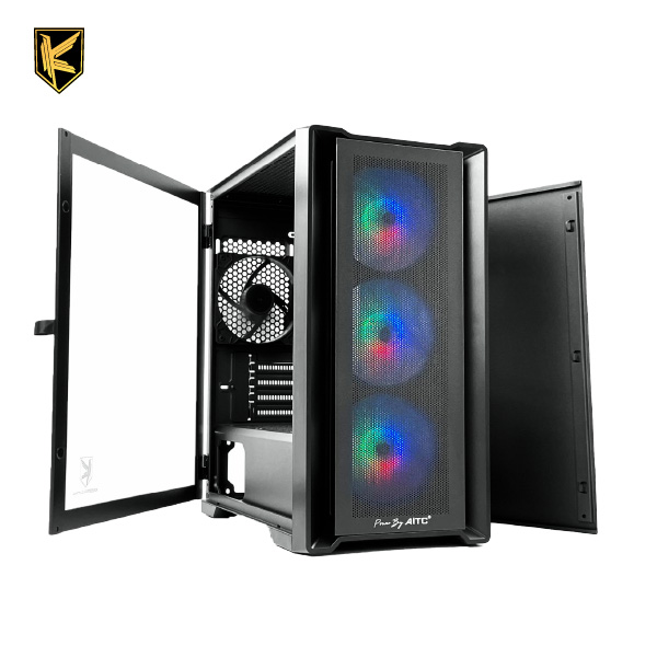 Игровой корпус Micro ATX для ПК с 4 вентиляторами