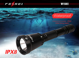 מכירת חיסול פנס לד Ferei W158II מאלומיניום תעופתי 2060 לומן עוצמה גבוהה עמיד למים IP68 סיבולת ארוכה אלומת אור 303 מטר צלילה 150 מטר - Product Image 5