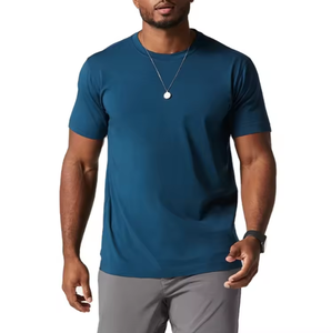 T-shirts personnalisés avec logo, 280 GSM, poids lourd, pour hommes, 100% coton, unisexe, t-shirt vierge, doux, échantillonnage rapide en 7 jours - Product Image 3