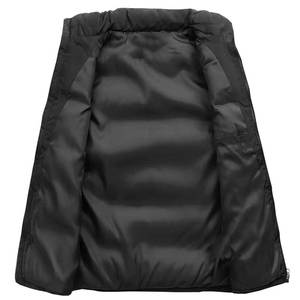 Gilet d'hiver unisexe en tissu respirant pour homme, style décontracté, veste matelassée personnalisée, rembourrage gonflé, gilet sans manches matelassé - Product Image 2