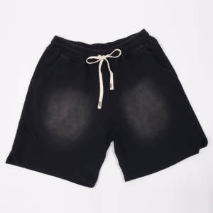 Short de survêtement d'été personnalisé unisexe de grande taille Short de jogging d'entraînement graphique en vrac à impression bouffante Short pour homme vierge du fabricant - Product Image 4