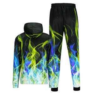 Survêtements pour hommes les plus vendus, 100% coton, style streetwear, impression par sublimation, grande taille, vêtements d'hiver - Product Image 5