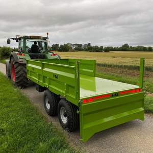 Remolque basculante de tractor de calidad superior al por mayor de fábrica 1500kg 5x8 remolque volquete de aluminio remolque agrícola entrega rápida - Product Image 1