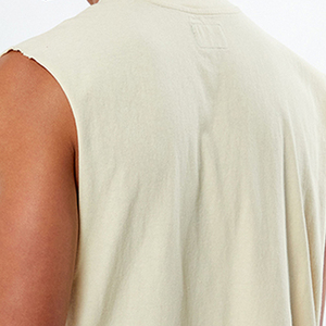 Men's Professional Sleeveless Gym <b>Tank</b> <b>Top</b> Vest Singlet Polyester/Spandex Quick Dry Breathable Anti-UV <b>Knitted</b> Customizable - Product Image 5