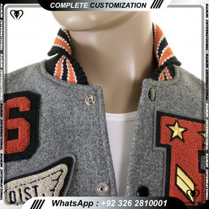 เสื้อแจ็คเก็ตทีมสีเขียวปรับแต่งโลโก้ได้ตามต้องการ - Product Image 5