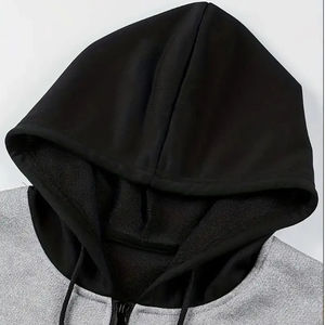 Sudadera con capucha deportiva ligera de 100% algodón para hombre, sudadera deportiva transpirable para invierno - Product Image 3