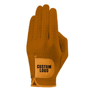 Gants de golf souples, respirants et de haute qualité avec logo personnalisé en cuir de mouton brodé à tous les doigts pour gants de golf améliorés pour adultes - Product Image 3