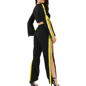 Chándal de entrenamiento de mujer de gran tamaño informal de invierno totalmente personalizado, conjunto de chándal de manga larga con capucha de corte regular - Product Image 3