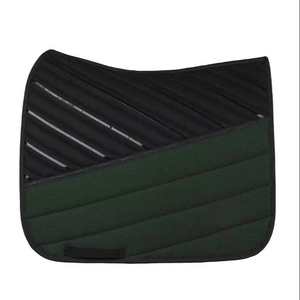 Manta de silla de montar inglesa de algodón ligero con forro suave, estructura acolchada transpirable, ideal para entrenamiento de salto y doma clásica. - Product Image 1