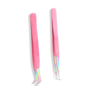 Estilo único con comodidad y diseño ergonómico, las pinzas pueden reducir la fatiga de la mano durante sesiones de pestañas prolongadas - Product Image 1